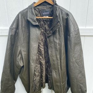 100% Genuine Leather Big & Tall Men’s Coat